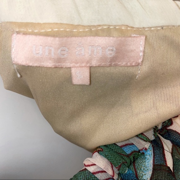 Une Ame Dress Floral Pattern Long - Picture 7 of 14